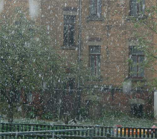 Schnee am 29.04.2006