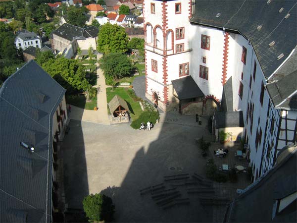 Osterburghof vom Turm aus