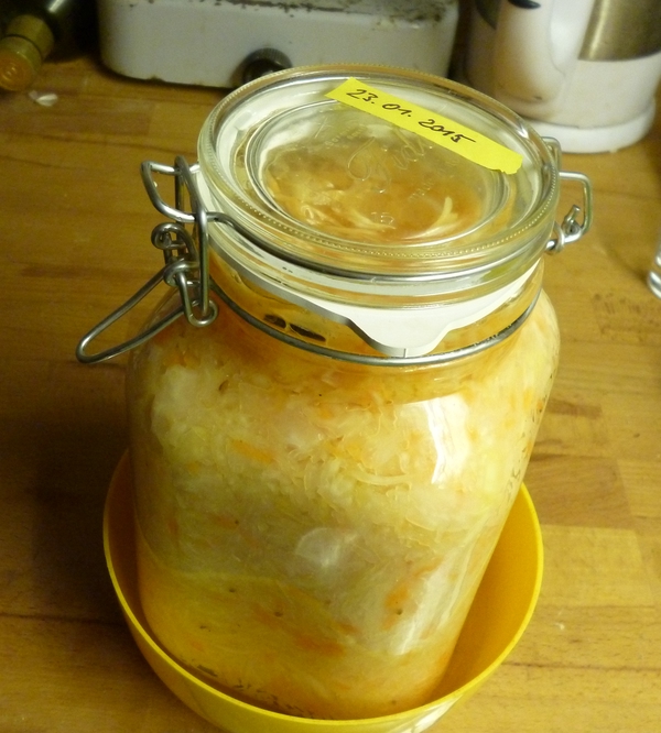 Sauerkraut im Einkochglas